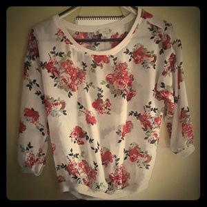Floral print shirt